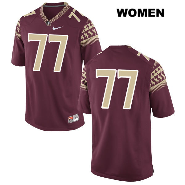 Women's NCAA Nike Florida State Seminoles #77 Christian Armstrong College No Name Red Stitched Authentic Football Jersey UJJ2469PI